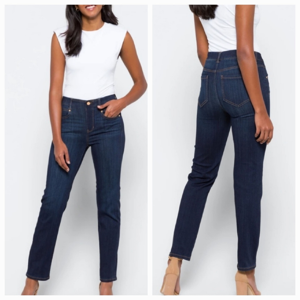 Liverpool Jeans Colleen Straight Dark Wash Women’s 2/26 33” Inseam
